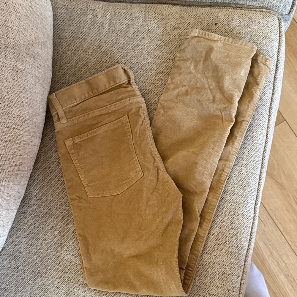 Crewcuts Beige Corduroy Stretch Pants